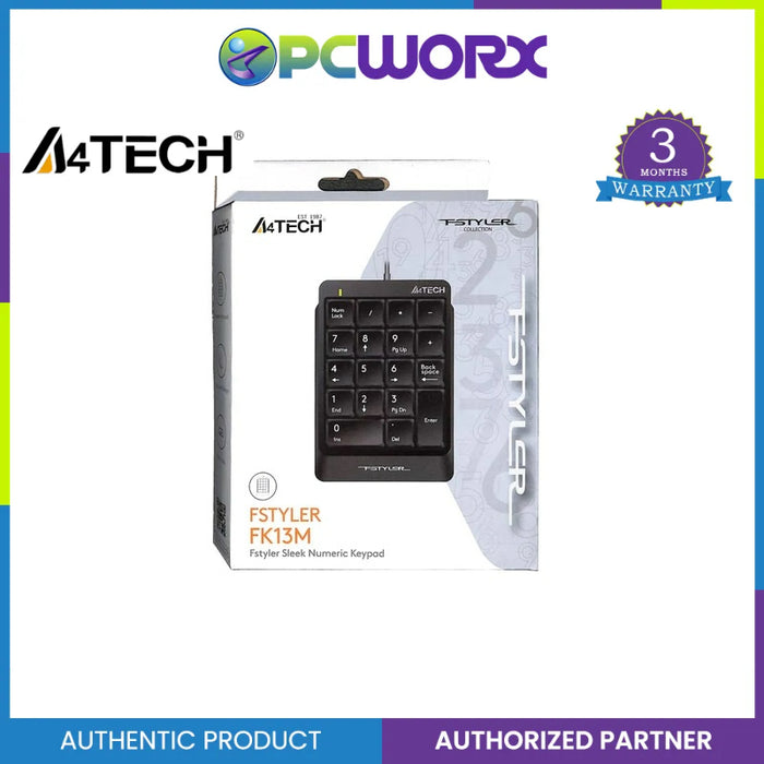 A4Tech FK13M Fstyler Wired Numeric Keypad Micro USB