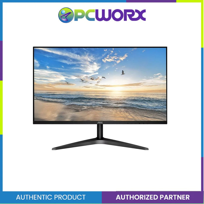 AOC 22b1hs 21.5" Full Hd Ips Wled Monitor With Super Slim Profile And Narrow Bezels