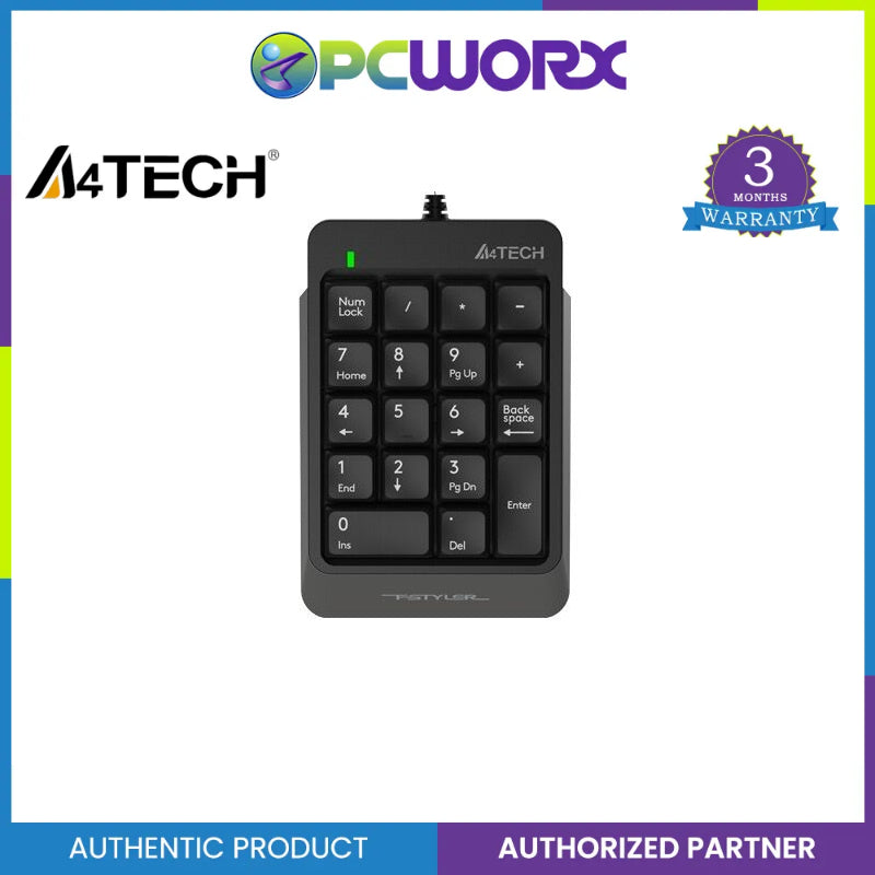 A4Tech FK13M Fstyler Wired Numeric Keypad Micro USB – PCWORX