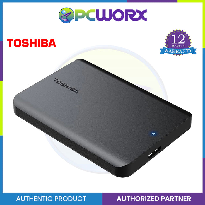 Toshiba Canvio Basics 1TB Portable External HDD - USB 3.2 for PC Laptop Windows and Mac External HDD