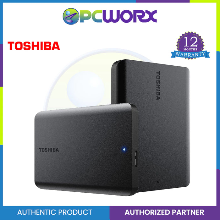 Toshiba Canvio Basics 1TB Portable External HDD - USB 3.2 for PC Laptop Windows and Mac External HDD