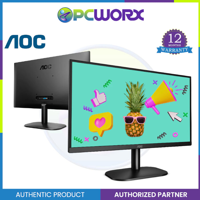 AOC 27B2H / 27B1H2 27" Vesa IPS 100Hz 4ms GTG FHD VGA/HDMI Monitor