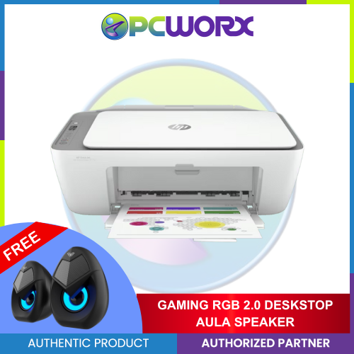 HP Deskjet Ink Advantage 2335 3 in 1 Printer P/N:7WQ08B| FREE AULA SPEAKER
