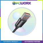 Mcdodo CA-3960 USB-A to USB-C Cable with Charging Light 1m Black