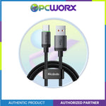 Mcdodo CA-3960 USB-A to USB-C Cable with Charging Light 1m Black