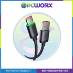 Mcdodo CA-3960 USB-A to USB-C Cable with Charging Light 1m Black