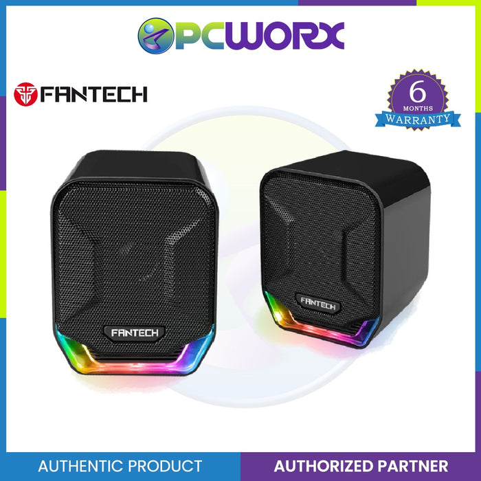 Fantech Sonar GS202 Speaker with RGB Lighting, Multi-Platform Compatibility Gaming Speaker for PC