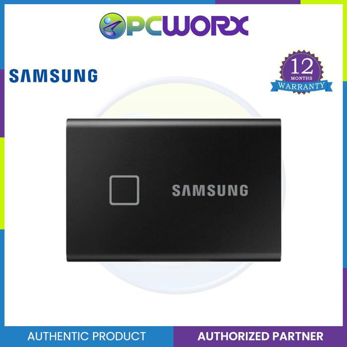 Samsung 1TB T7 Touch Portable USB3.2 (MU-PC1T0K/WW) External SSD