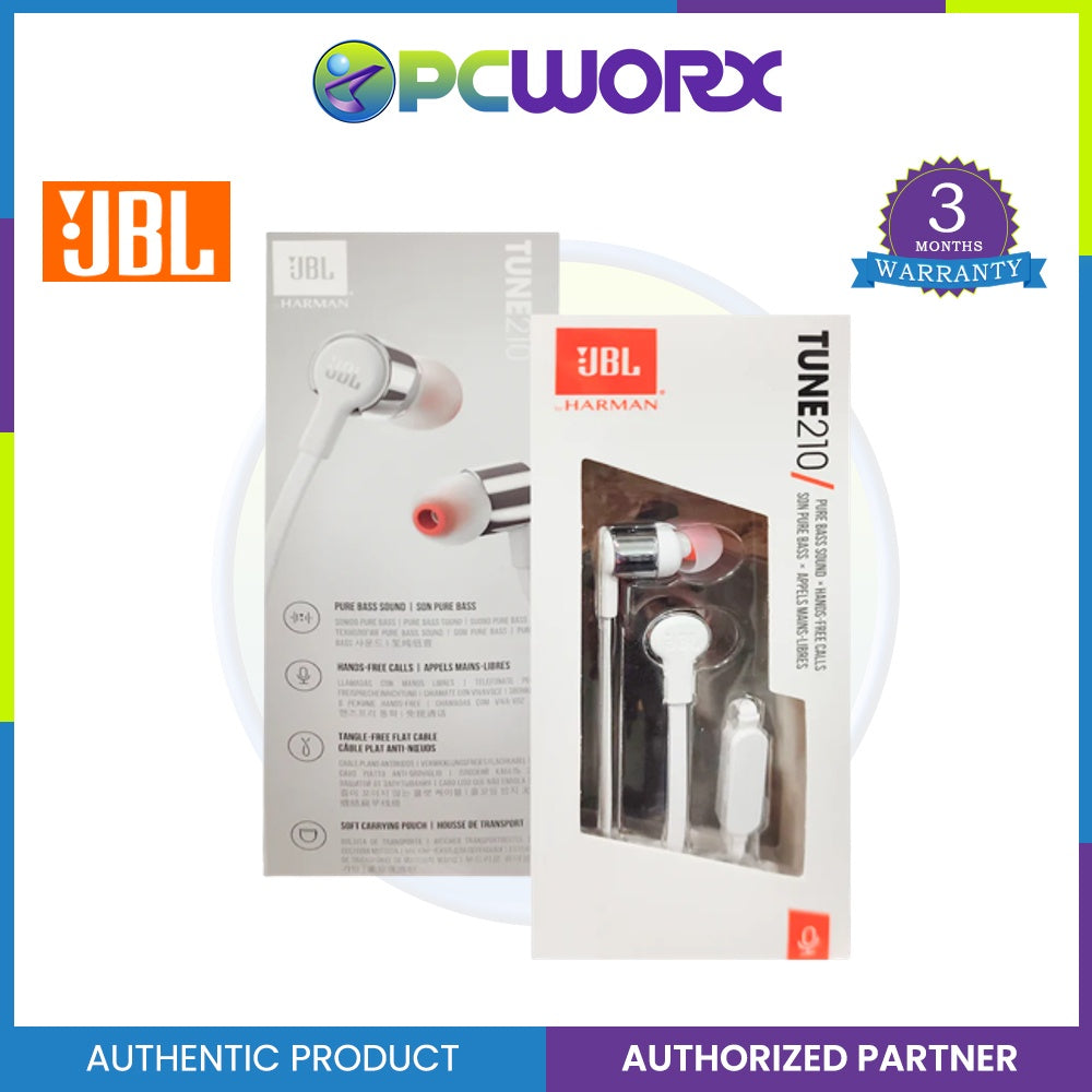 JBL Tune 110 Tune 210 In Ear Headphones – PCWORX