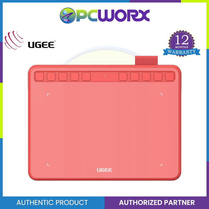 Ugee S640 Portable Drawing Tablet with 10 Shortcut Keys, 6.5x4 inch Digital Pen Tablets