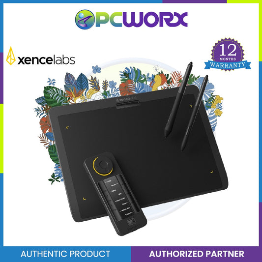 Xencelabs Graphic Tablet Medium, Wireless Drawing Tablet with 2 Battery-Free Digital Pen