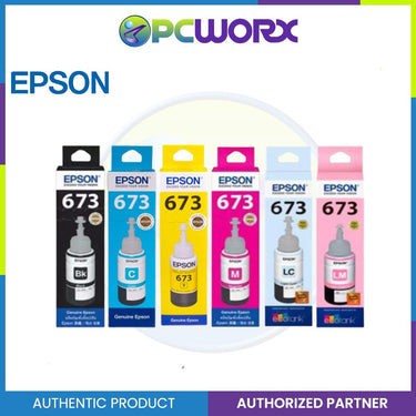 Epson T673 Original/Genuine Ink for L800, L805, L810, L850 & L1800 – PCWORX