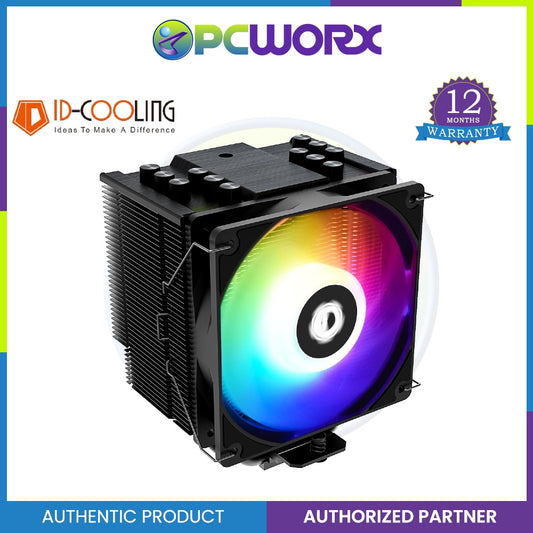 ID-Cooling SE-226-XT Black CPU Cooler Intel/AMD CPU Air Cooler 6 Heatpipes All-Black