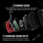 Corsair VOID ELITE SURROUND Premium Gaming Headset with 7.1 Surround Sound —Cherry CS-CA-9011206-AP