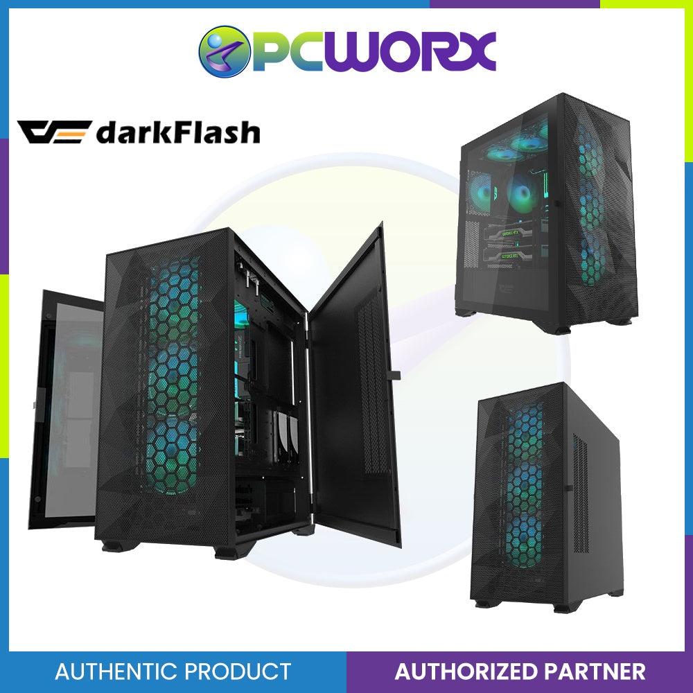 darkFlash DLX21 Mesh Luxury ATX Gaming PC Case