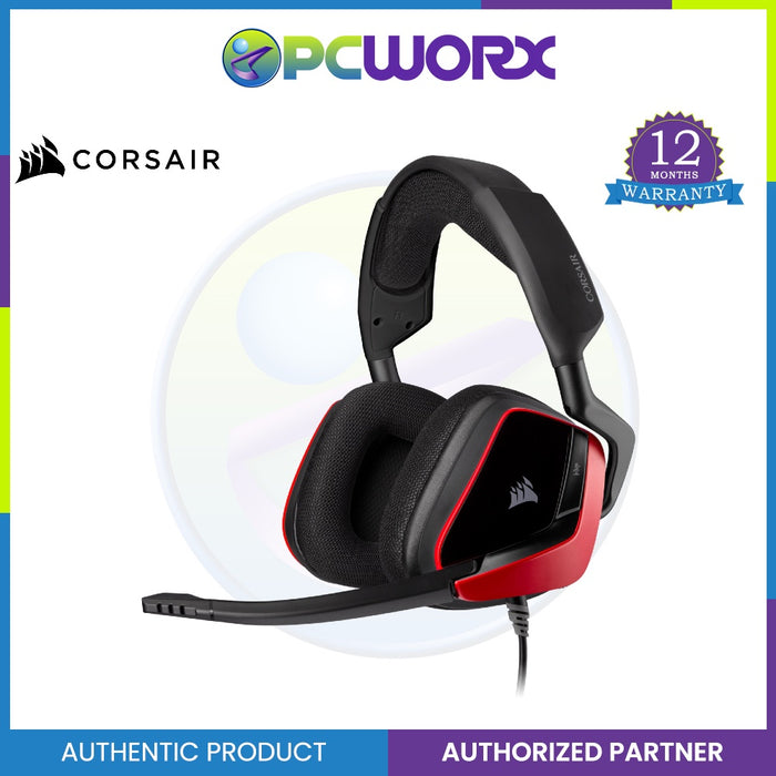 Corsair VOID ELITE SURROUND Premium Gaming Headset with 7.1 Surround Sound —Cherry CS-CA-9011206-AP