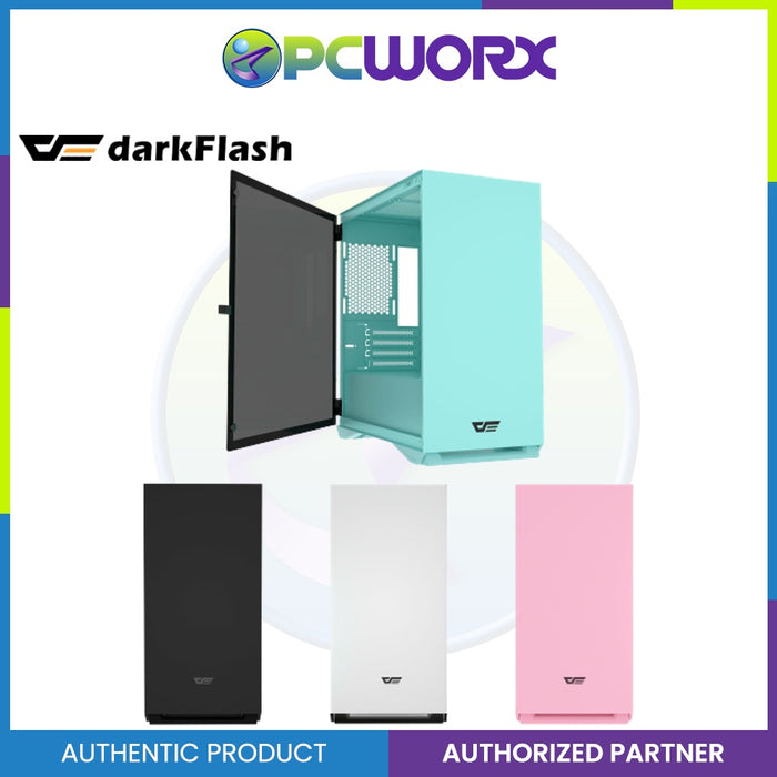 darkFlash DLM22 Minimalist Design, Fine Ventilation Performance, USB 3.0 Ready Micro ATX Gaming Case