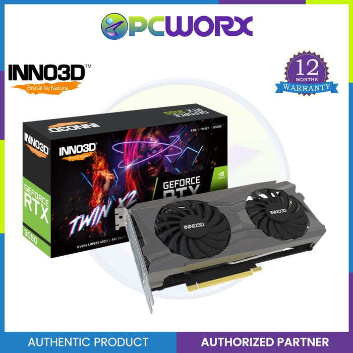 Inno3D NVIDIA® GeForce RTX™ 3050 Twin X2 8GB GDDR6 Graphic Card