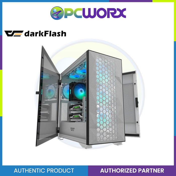 darkFlash DLX21 Mesh Luxury ATX Gaming PC Case