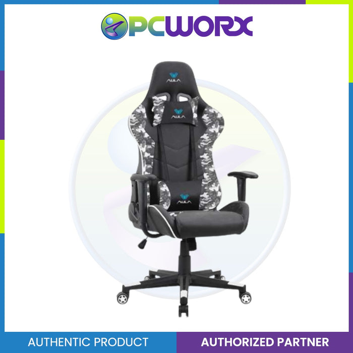 Aula F1007 Gaming Chair Black White