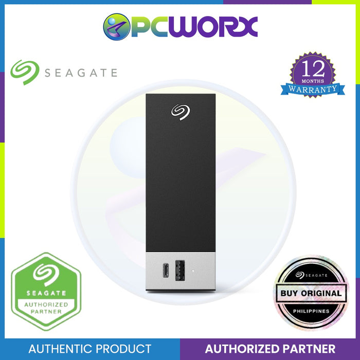 Seagate One Touch Hub 8TB External Hard Drive Desktop HDD – USB-C and USB 3.0 port