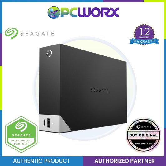 Seagate One Touch Hub 8TB External Hard Drive Desktop HDD – USB-C and USB 3.0 port