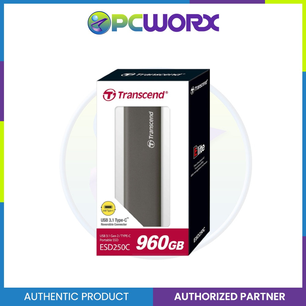 Transcend TS960GESD250C 960GB USB 3.1 Type-C Portable