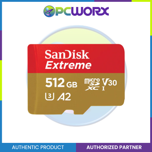 Sandisk SDSQXAV-512G-GN6MN 512GB Extreme Micro SD 190MB/s C10