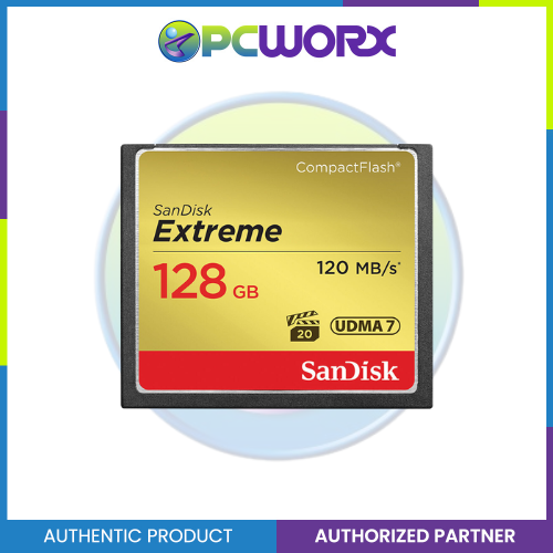 Sandisk SDCFXSB-128G-G46 128GB Extreme CompactFlash Memory Card