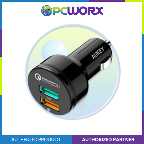 Aukey CC-T7 2-Port 33W Car Charger
