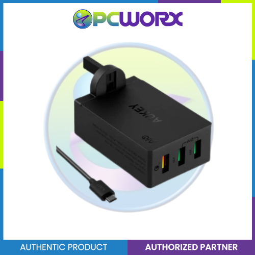 Aukey PA-T2 3-Port 42W PowerAll QC3.0 Wall Charger