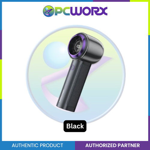 Vention PBAN0/PBBV0 USB 5V 100 Stepless Speed Control Handheld Fan Beige/Black