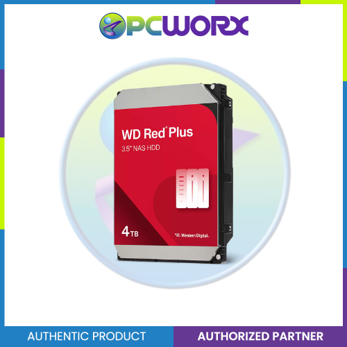 Western Digital WD40EFPX-68C6CN0 4TB Red Plus 3.5" Sata HDD